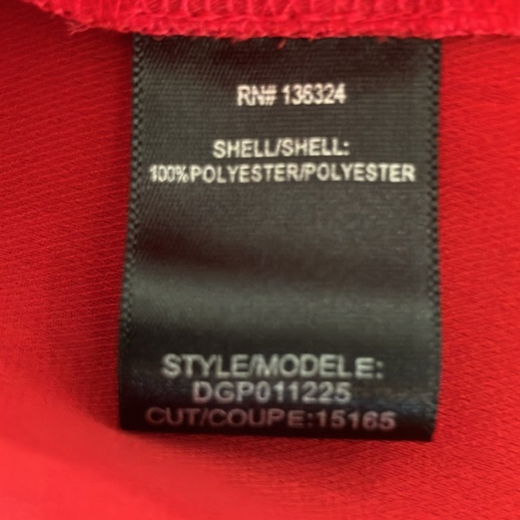 TRENDING SALE Halston Heritage red evening top size 10.. - Picture 4 of 11